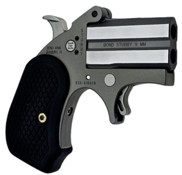 Stubby 9mm 2.2" SS/Blk B6 2-rd