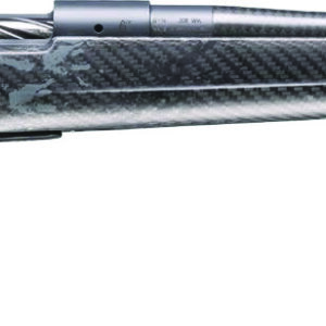 Side view of a sleek, modern rifle.