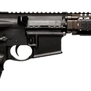 Detailed image of a modern rifle.