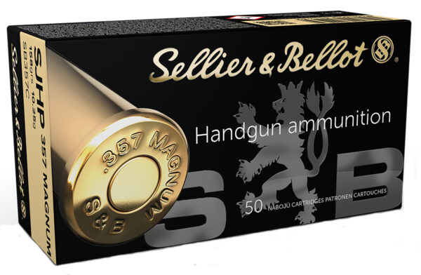 Box of Sellier & Bellot .357 Magnum ammunition