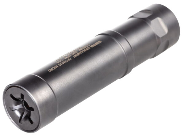 Compact tactical flashlight for outdoor use.