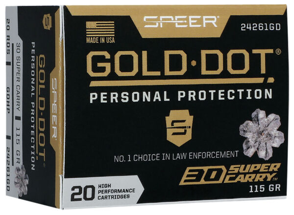 Speer Gold Dot personal protection ammunition box
