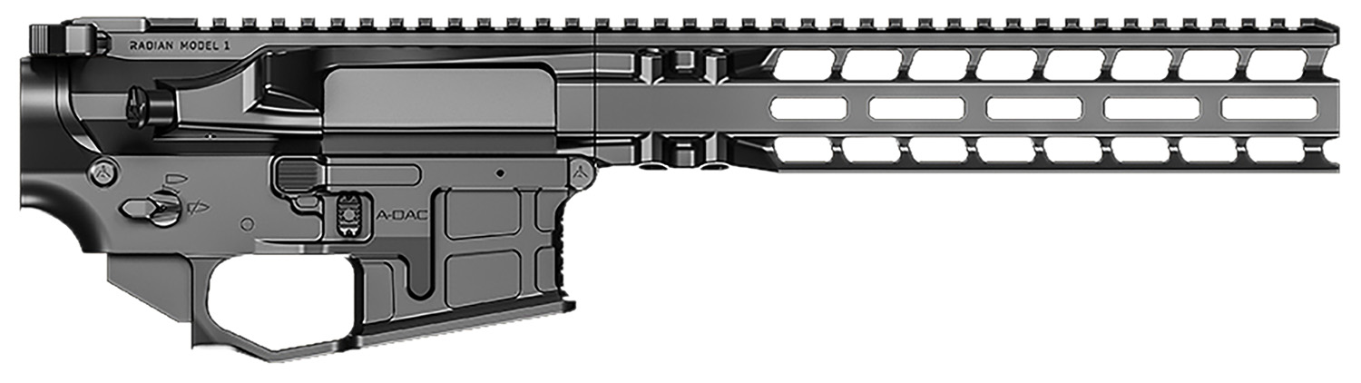 Side view of Radian Model 1 firearm component.