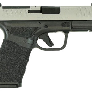 Springfield Armory pistol with textured grip.
