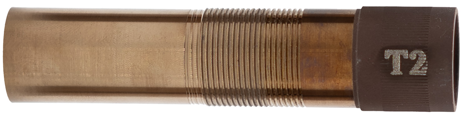 Bronze mechanical component with threaded design.