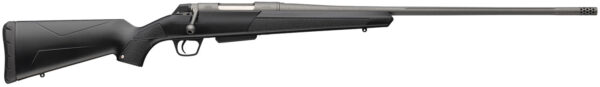 Side view of a modern rifle.