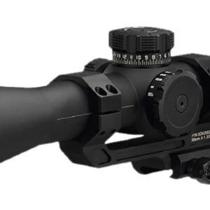 High-quality black rifle scope with adjustable features