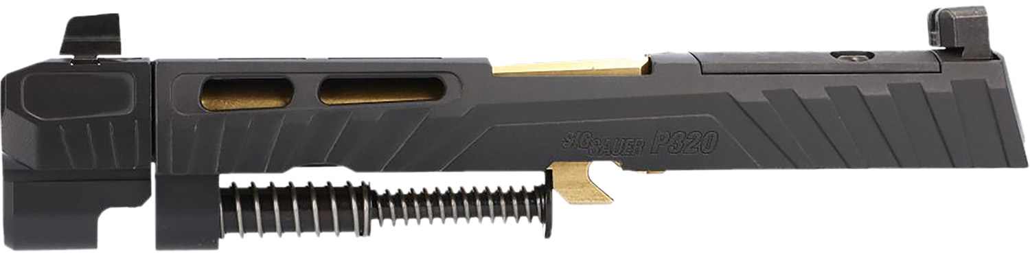 Sig Sauer 8901002 P320  9mm Luger Gold/Black Stainless Steel Optic Ready Slide XRAY3 Sights