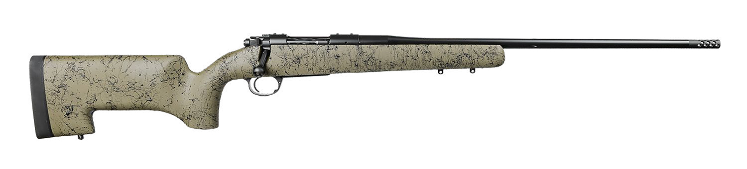 Side view of a tactical hunting rifle.