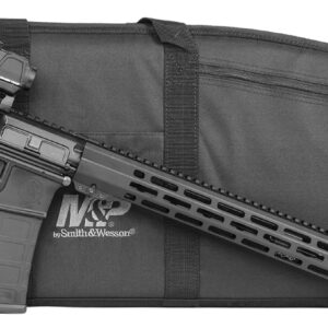 Smith & Wesson rifle with carrying case and magazines.