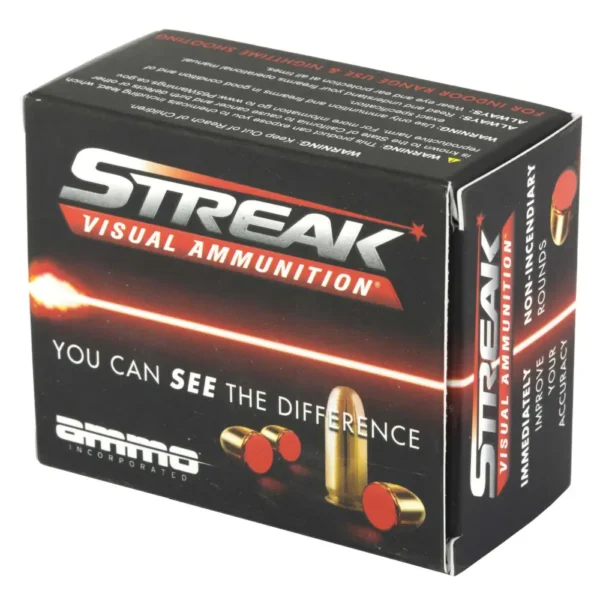 Box of Streak visual ammunition with bullets.