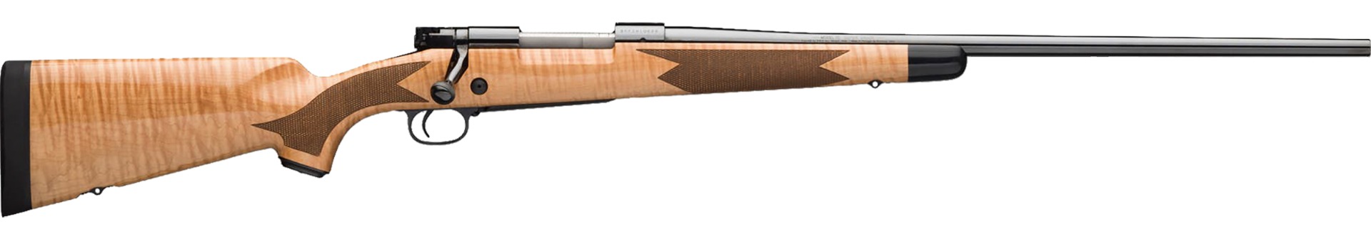 Side view of a high-quality rifle.
