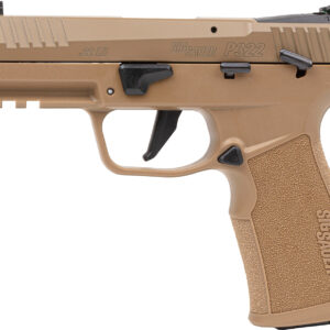 SIG Sauer P322 .22 LR handgun in tan color