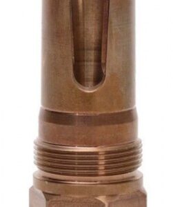 Bronze nozzle with a split design