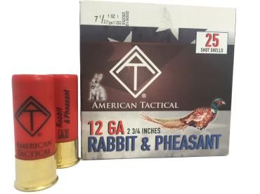 Box of 12-gauge shotgun shells for hunting.