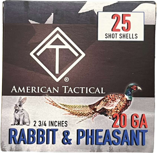 Box of 20 gauge rabbit and pheasant shot shells