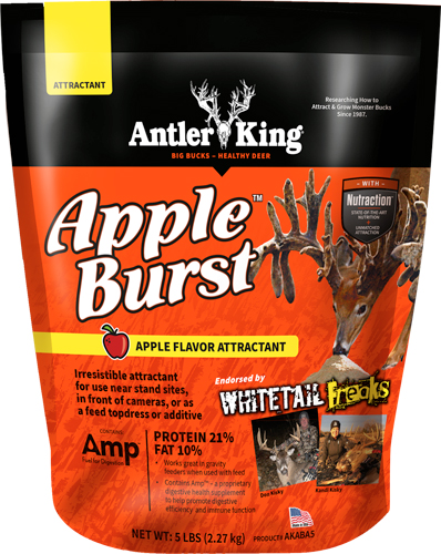 Apple flavor attractant for deer hunting.
