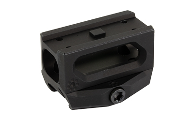 Black firearm accessory mount with adjustable features