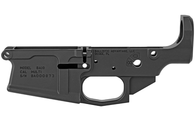 Gun receiver part for firearms assembly.