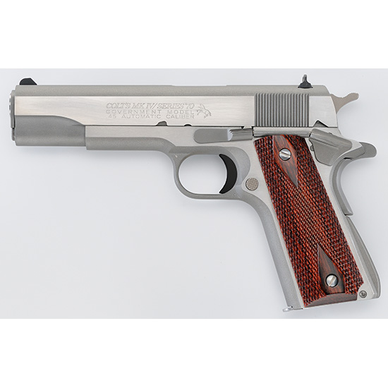 Colt Government Model .45 caliber pistol.