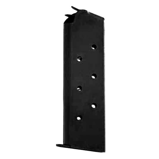 Black magazine with multiple loading holes.