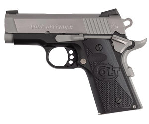 Colt Defender pistol on a white background.