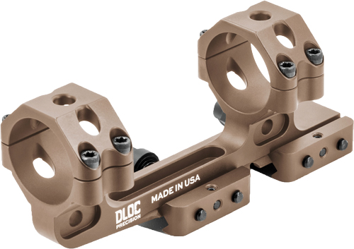 Brown rifle scope mount with precision design
