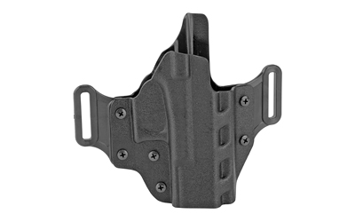 black handgun holster with adjustable features