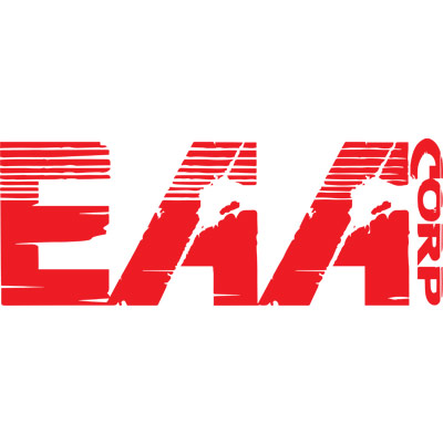 EAA Corp logo in bold red letters