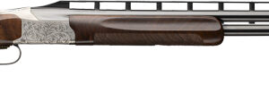 Side view of a detailed shotgun.