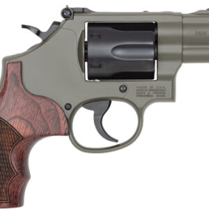 S&W 357 Magnum revolver on a white background