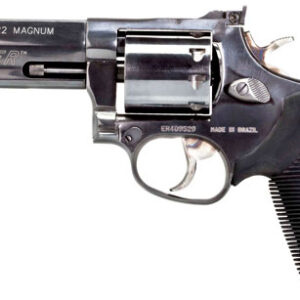 Black revolver model Tracker, .22 caliber.