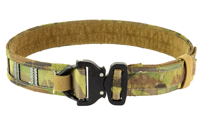 Camouflage tactical belt with adjustable buckle