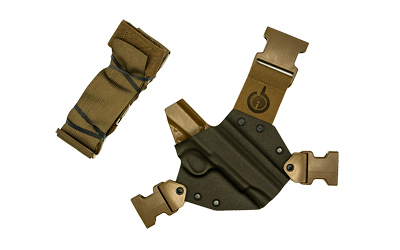 Tactical gear components: holster and strap