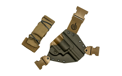 Tactical holster and accessory straps.