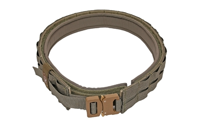 Tactical belt with adjustable buckle and webbing
