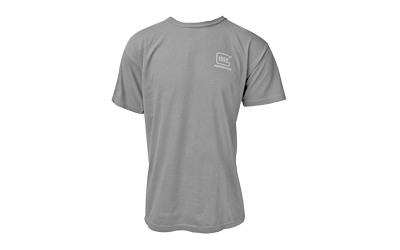 Gray t-shirt with logo on the chest