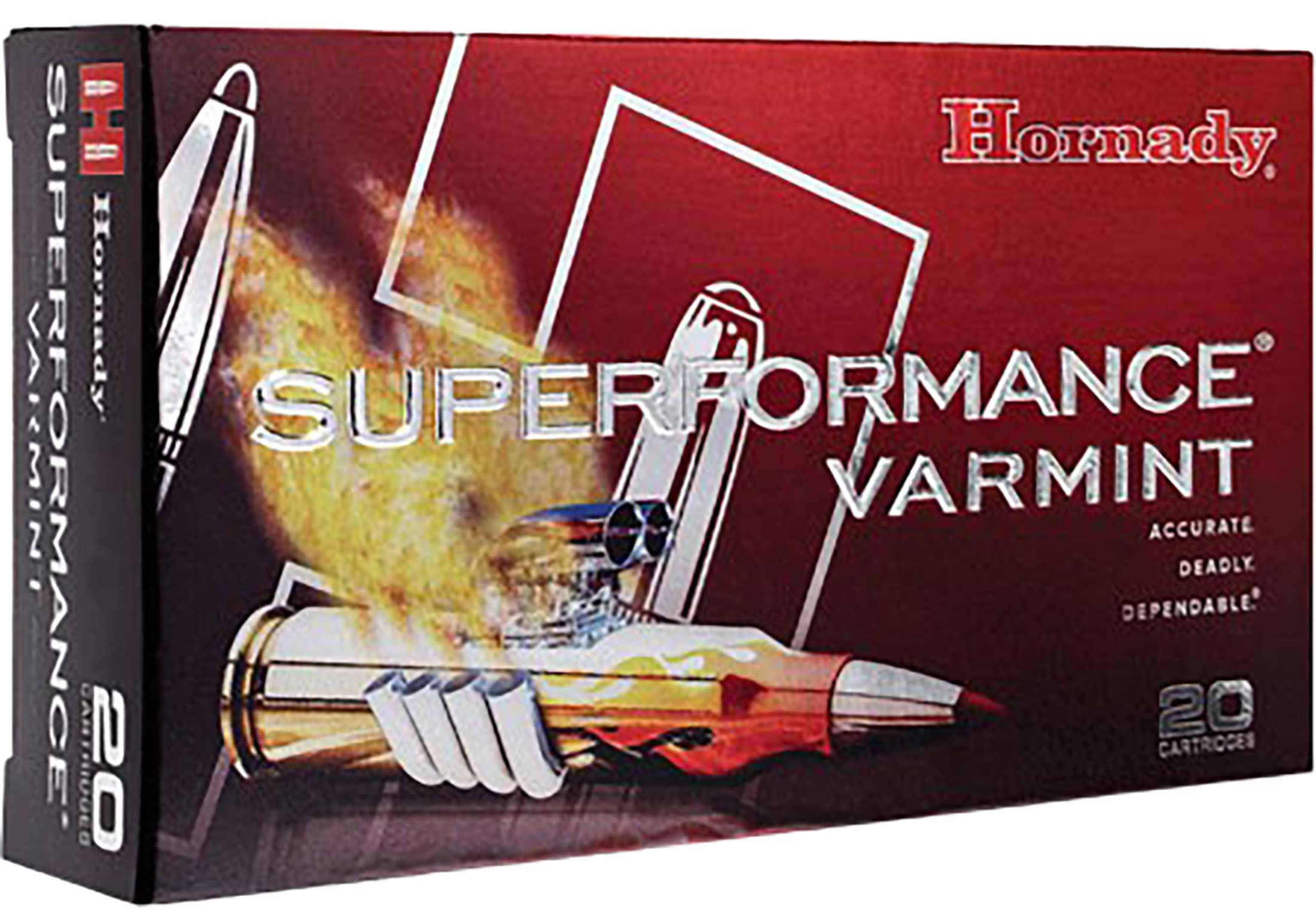 Hornady Superformance Varmint ammunition packaging