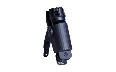 Compact black pepper spray with clip