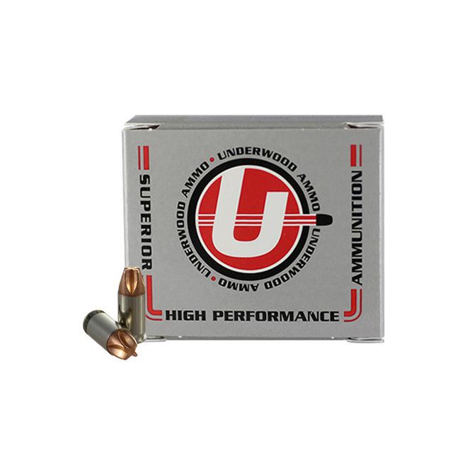 Box of Underwood high-performance ammunition with cartridges