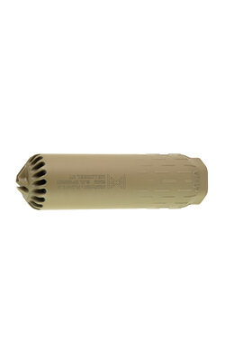 Tan cylindrical object with vented top.