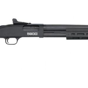 Mossberg 590S shotgun with a black stock.