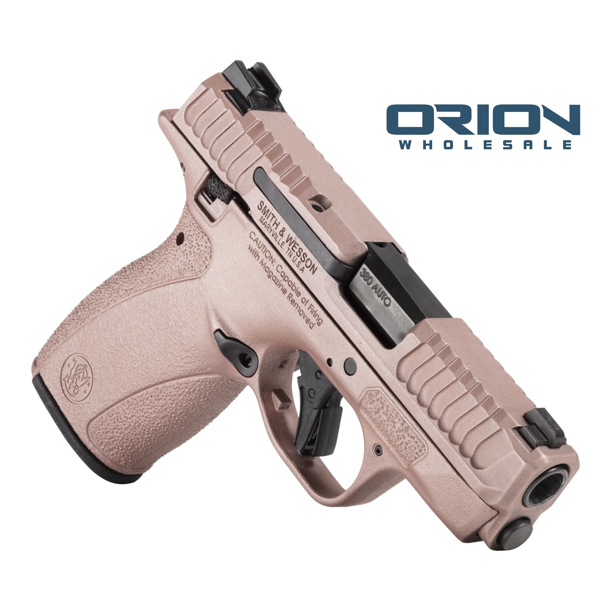 Smith & Wesson pink pistol model MP380.