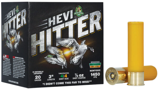 Hevi Hitter shotgun shells packaging and shells