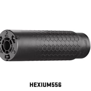 Hexium556 suppressor with honeycomb texture.