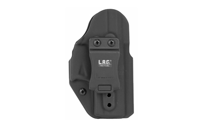 LAG Tactical holster with adjustable clip bracket.