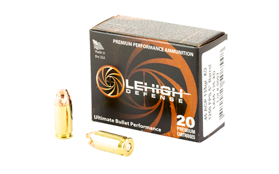 Box of premium ammunition with two cartridges.