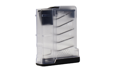 Transparent container for storing items securely.