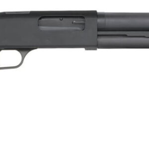 Shotgun with black stock and barrel
