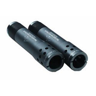 Two black shotgun chokes side by side